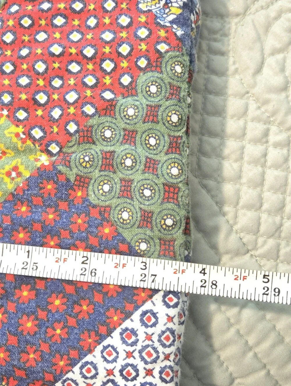 VTG 1970s Heritage Quilts Snug Sack Body Sleeping Bag Patchwork 30” X 70 Windsor